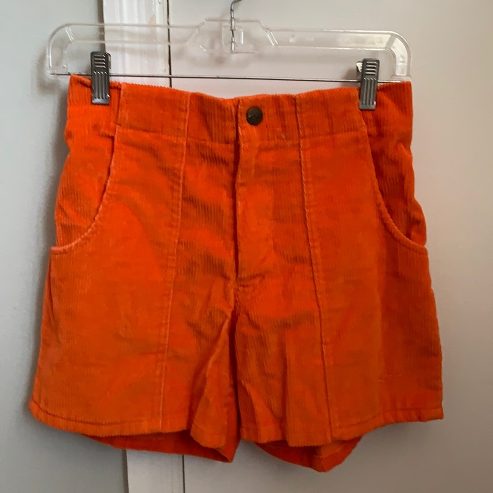 Women’s orange corduroy OP vintage shorts sz 30